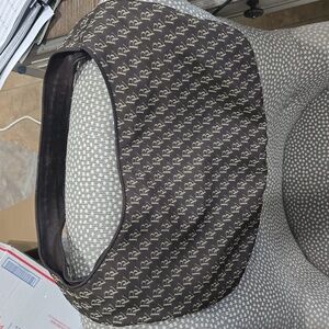 Vintage Bottega Veneta Signature monogram cloth hobo